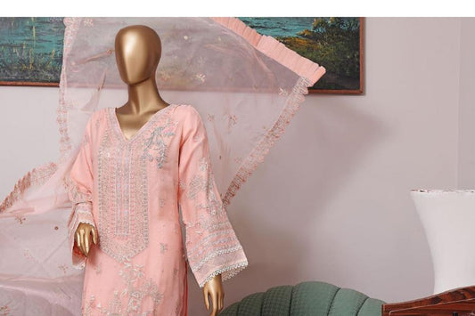 3 Piece Chiffon Formal - Pale Pink