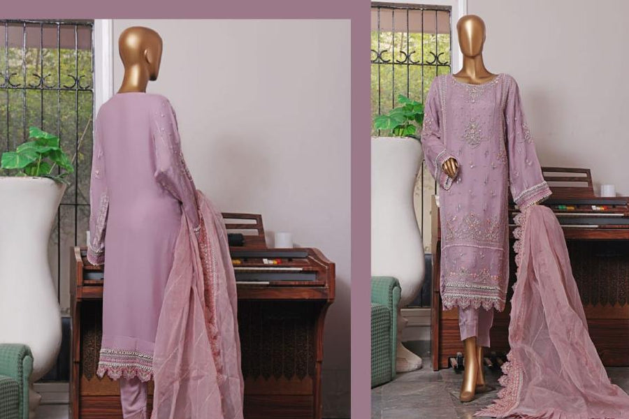 3 Piece Chiffon Formal - Mauve