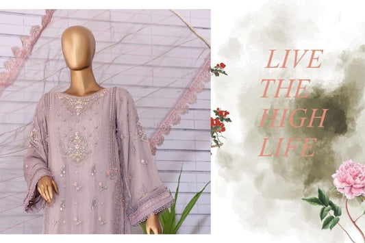 3 Piece Chiffon Formal - Light Purple