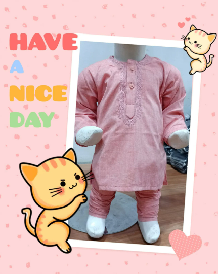 Baby Boy Shalwar Kameez | Shamrey Cotton | 2-Piece Shalwar Kameez